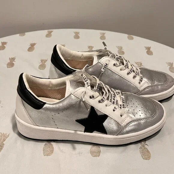 Vintage Havana Shoes | Vintage Havana Cristo Sneaker Washed Silver - Picture 3 of 6